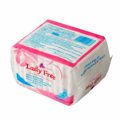 Băng vệ sinh thoáng khí 100% cotton hữu cơ Đóng gói số lượng lớn
