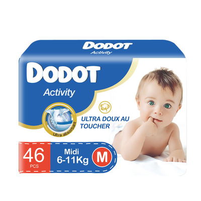 Magic Tape Dry Overnight Di tã với chỉ báo độ ẩm Tấm lưng giống như vải OEM