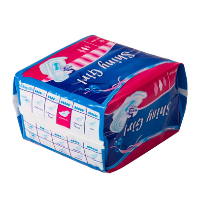 Mint Shiny Girl Khăn ăn vệ sinh dùng một lần / Miếng lót siêu maxi tự nhiên 155mm