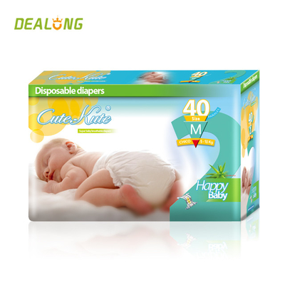 In siêu thấm Polymer Tã giấy Unisex Tã dùng một lần cho trẻ sơ sinh