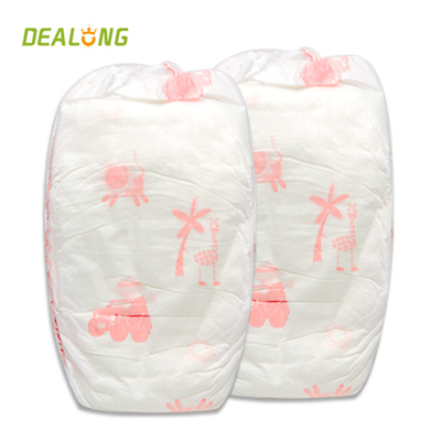 PE Backsheet Tã cho trẻ sơ sinh Tã cho trẻ sơ sinh thoáng khí Tã bông mềm thấm hút FDA