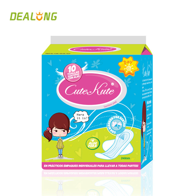 Khăn giấy vệ sinh Lady Anion Nước hoa Tã bông hữu cơ FDA