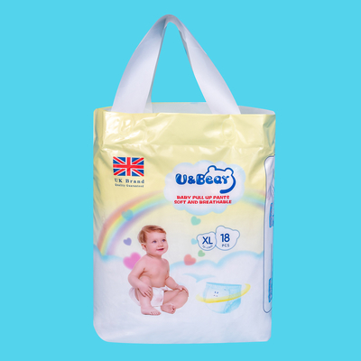 Màu xanh ADL Baby Pull Up Pants Kéo tã qua đêm SGS để đào tạo
