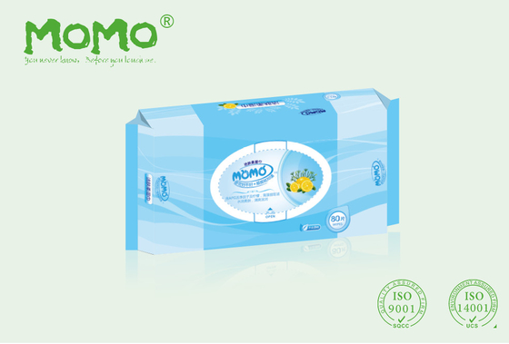 Khăn ướt khử trùng cho trẻ em Blueberry Pearl nổi Chất diệt khuẩn FDA