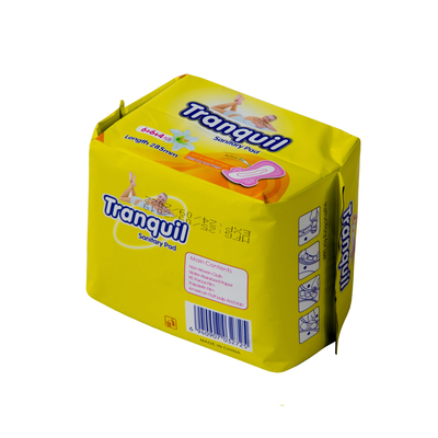 410mm Tã giấy vệ sinh Lemon 0.8D Bông nữ tính để sử dụng ban đêm