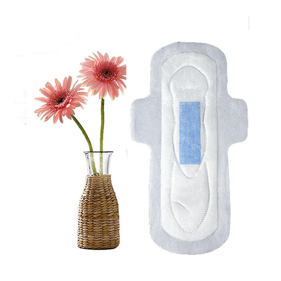 Băng vệ sinh tự nhiên 240mm Bông tự nhiên Tất cả bông Maxi Pads Phim đục lỗ