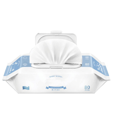 Khăn ướt kháng khuẩn hữu cơ Gấp lại khăn ướt không chứa cồn Axit hyaluronic
