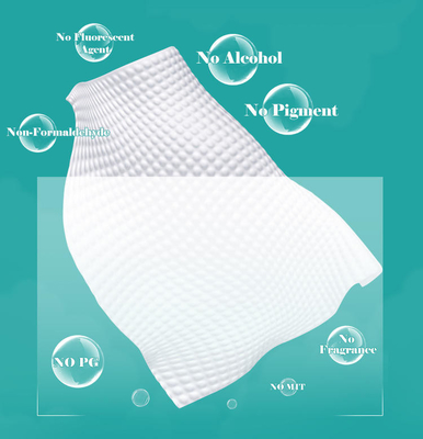 Khăn ướt kháng khuẩn hữu cơ Gấp lại khăn ướt không chứa cồn Axit hyaluronic