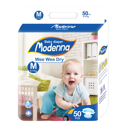 Tã em bé dùng một lần giống như vải in của SGS Có thể điều chỉnh Thoải mái